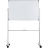 Mobile Magnetic Whiteboard, 36 x 24 Inch, Double Sided, 360 Degree Reversible Rolling Dry Erase Board