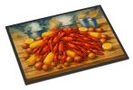 Crawfish Boil Doormat Front Door Mat Indoor Outdoor Rugs for Entryway, Non Slip Washable Low Pile, 18H X 27W