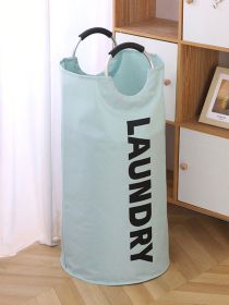 Easy storage of dirty clothes for the whole family, as well as toys and miscellaneous items. One item can be used for multiple purposes (Color: Blue)