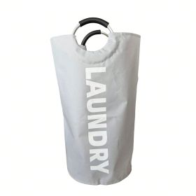 Easy storage of dirty clothes for the whole family, as well as toys and miscellaneous items. One item can be used for multiple purposes (Color: Beige)