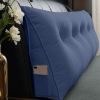 Triangle Reading Cushion with a button-180*50*20cm